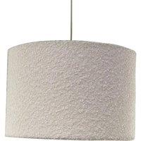 First Choice Lighting Boucle - Cream 30cm Easy Fit Pendant Shade or Table Lampshade