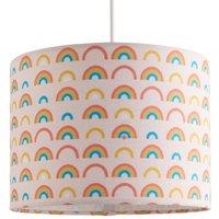 First Choice Lighting Rainbows - 25cm Easy Fit Pendant Fabric Shade