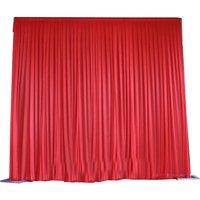 Neel Blue Ice Silk Backdrop - 3x3 Metres in Red