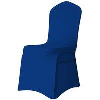 Neel Blue 10pcs Spandex Polyester Stretch Chair Cover, Washable & Removable Slipcovers in Royal