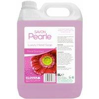 Clover Chemicals Savon Pearle Luxury Hand Soap 5L in Pink