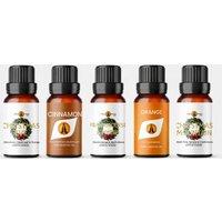 Aroma Energy Festive Christmas Essential Oil Set 100% Pure in Clear