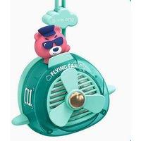 Obasyhig Mini Cartoon NeckHung Fan - Style 14 in Turquoise