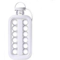 Obasyhig 2Pack SingleColor Ice Cube Maker Mold in White