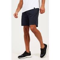 Brave Soul Men's Cotton Elasticated Waist Drawstring Shorts in Navy | Size: Small