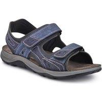 Pavers Men's Dual Touch-Fasten Sandals in Navy | Size: 9