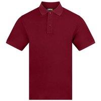 PRO RTX Men's Pro Piqu Moisture Wicking Polo Shirt in Burgundy | Size: 5XL