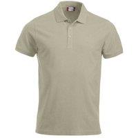 Clique Men's Classic Lincoln Polo Shirt in Light Khaki | Size: XS