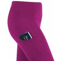 AQUARIUS Women's Tummy Control Sports 'Yoga Pants' in Pink | Size: XL
