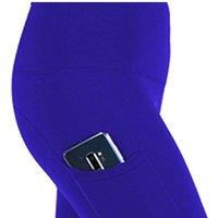 AQUARIUS Women's Tummy Control Sports 'Yoga Pants' in Blue | Size: Small