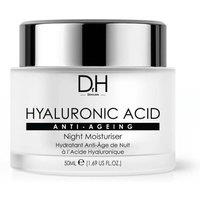 Dr H Women's Hyaluronic Acid Anti-Ageing Night Moisturiser 50ml in White