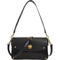 House of Leather Women's Leather Crossbody Handbag Beverly in Black