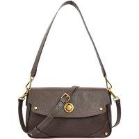 House of Leather Women's Leather Crossbody Handbag Beverly in Brown