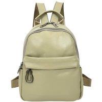 House of Leather Women's Women's Real Leather Rucksack Backpack Kaia in Mint