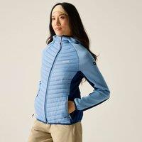 Regatta Women's Andreson Stretch Water-Repellent Hybrid Quilted Jacket in Baby Blue | Size: 14