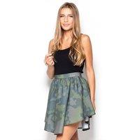 Love Lace Women's Asymmetrical Hem Covered Zip Unlined Skirt | Size: Large