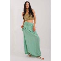 Love Lace Women's Viscose Maxi Skirt Dress in Green | Size: Small