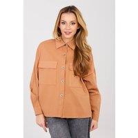 Love Lace Women's Universal Cotton Elastane Long Sleeve Shirt in Orange