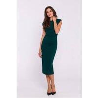 Love Lace Women's Minimalist Stretch Knit Tube Midi Dress Style 201098 in Green | Size: 2XL