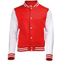AWDis Varsity Jacket in Red | Size: 3-4 Years