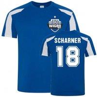 Wigan Junior Paul Scharner Sports Training Jersey in Blue | Size: 5-6 Years