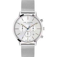 Ted Baker Men's BKPHAF408 Timeless 44mm Quartz Watch in Silver
