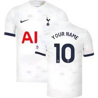 Tottenham Hotspur FC Men's Mens 2023 2024 Hotspur Home Shirt Your Name in White | Size: XS