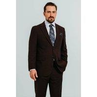Dobell Men's Burgundy 2 Piece Suit | Size: 44R