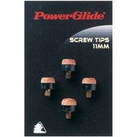 Power Glide Pool Cue Tips (Pack of 4) in Brown | Size: 10mm