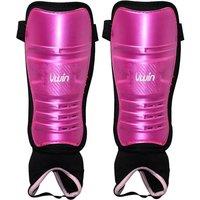 Uwin Hockey Shin Guards in Bright Pink | Size: XS