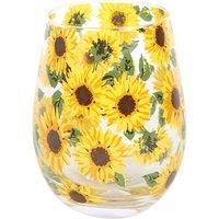 Something Different Sunflower Stemless Glass in Clear