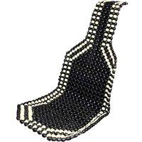 Nordara Black Wooden Bead Car Seat Cover Cushion Summer Cooling Mat | Size: 500g
