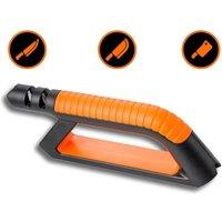 Nordara Blade Sharpener for Garden Tool Axe Pruner Shears & Kitchen Knives in Orange | Size: 1kg