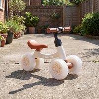 CASART Baby Balance Bike No Pedal Toddler Ride On Toy w/Adjustable Handlebar in White