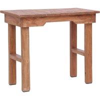 Berkfield Home End Table 70x35x60 cm Solid Mahogany Wood in Brown | Size: 70 x 35 x 60 cm