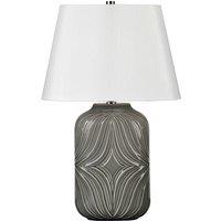 Netlighting Muse Grey 1 Light Table Lamp Grey E27