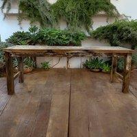 Serenityy Teakwood Dining Table - Seats 8 in Natural | Size: 180 cm x 70 cm