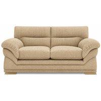 SOFASELECTION UK Amalfi 2 Seater Claude Sofa Modern Plush Fabric in Beige | Size: 2 Pack