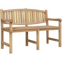 Berkfield Home Garden Bench 149.5x60x90 cm Solid Teak Wood in Brown