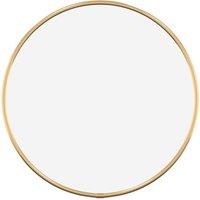 Berkfield Home Wall Mirror Gold 30 cm Round