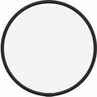 Berkfield Home Wall Mirror Black 20 cm Round
