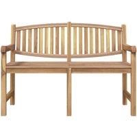 Berkfield Home Beautiful Garden Bench 149.5x60x90 cm Solid Teak Wood in Brown