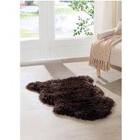 Native Natural Sheepskin Rug XXL in Chocolate | Size: 60 cm x 120 cm