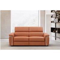 Stratus Interiors Electric Recliner Sofa with USB Charging Ports & Cup Holders in Tan | Size: 2 Seater