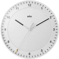 Braun Classic 30cm Analogue Wall Clock in White