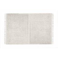 Esselle Home Arctic Maze Natural / Grey 200 x 290cm Rug in Cream | Size: 200 cm x 290 cm