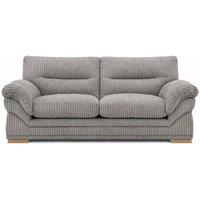 Bliss Furniture Amalfi 3 Seater Claude Sofa Modern Plush Fabric in Grey | Size: 3 Pack