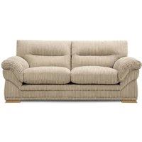 Bliss Furniture Amalfi 3 Seater Claude Sofa Modern Plush Fabric in Beige | Size: 3 Pack