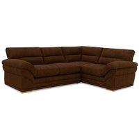 Bliss Furniture Amalfi Claude Left Hand 2 Piece Corner Sofa in Brown | Size: 4 Pack