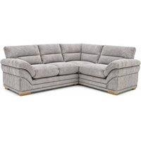 Bliss Furniture Amalfi Claude Left Hand 2 Piece Corner Sofa in Silver | Size: 4 Pack